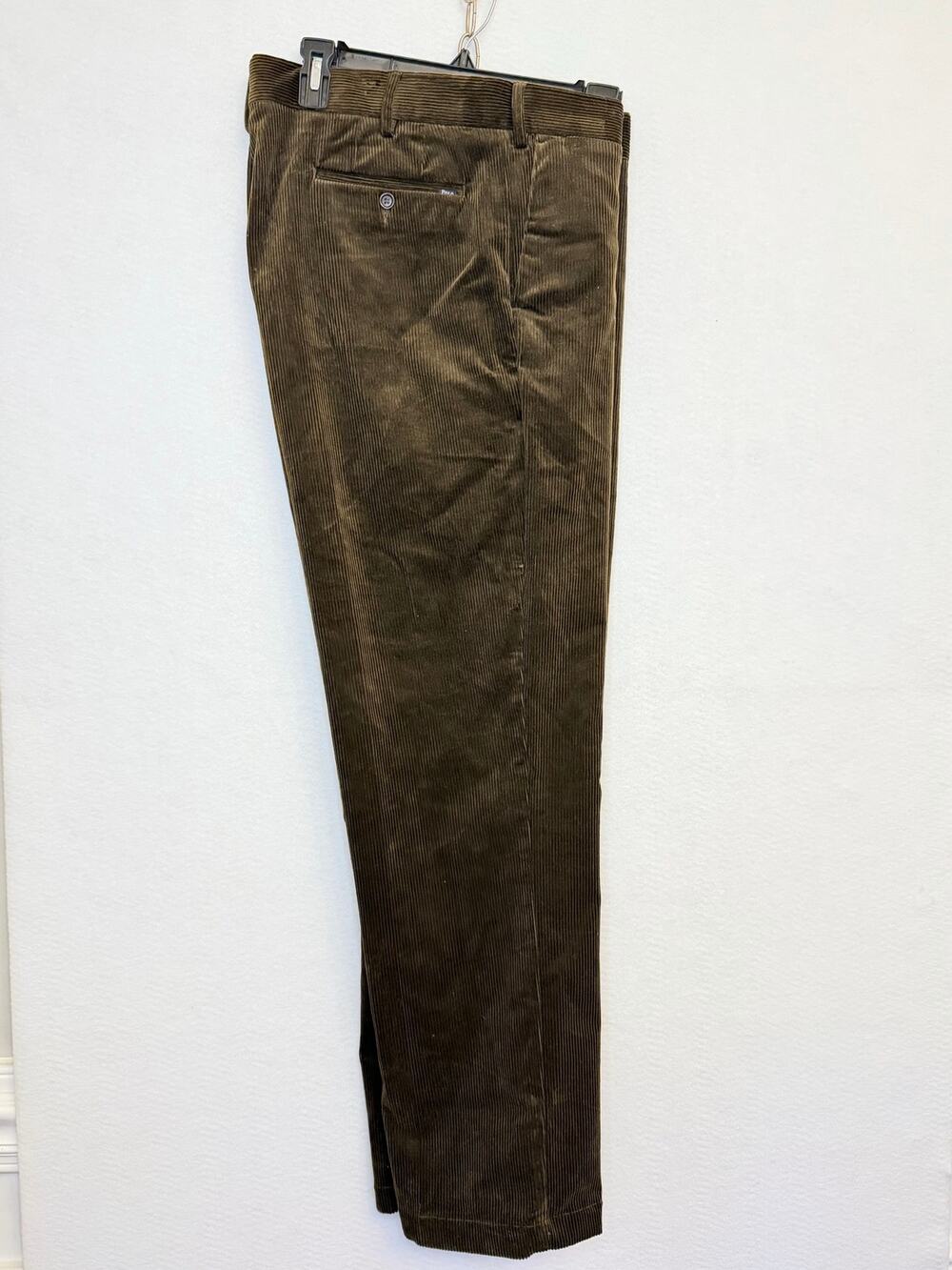 Polo Ralph Lauren Mens 38x30 Corduroy Pants Coffee Brown Classic Fit Fall